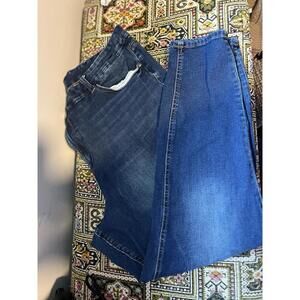 M Jeans Women's Size XXL Skinny Jeans  Dark Wash Mid Rise